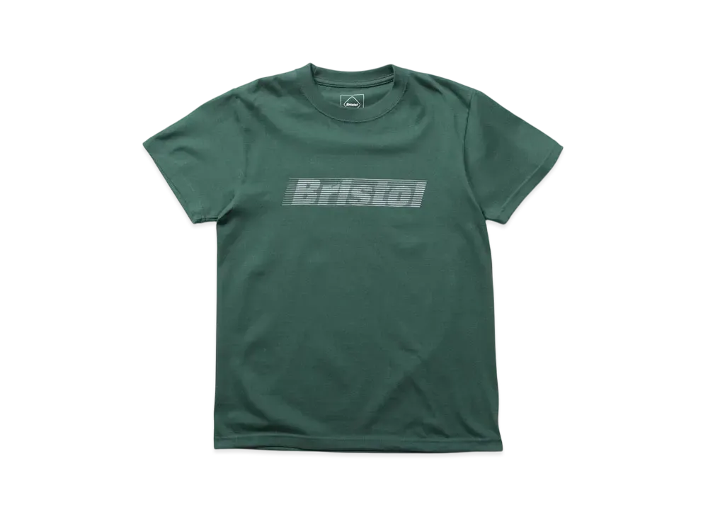 F.C.Real Bristol for Kids Effect Line Logo S/S Tee "Green"