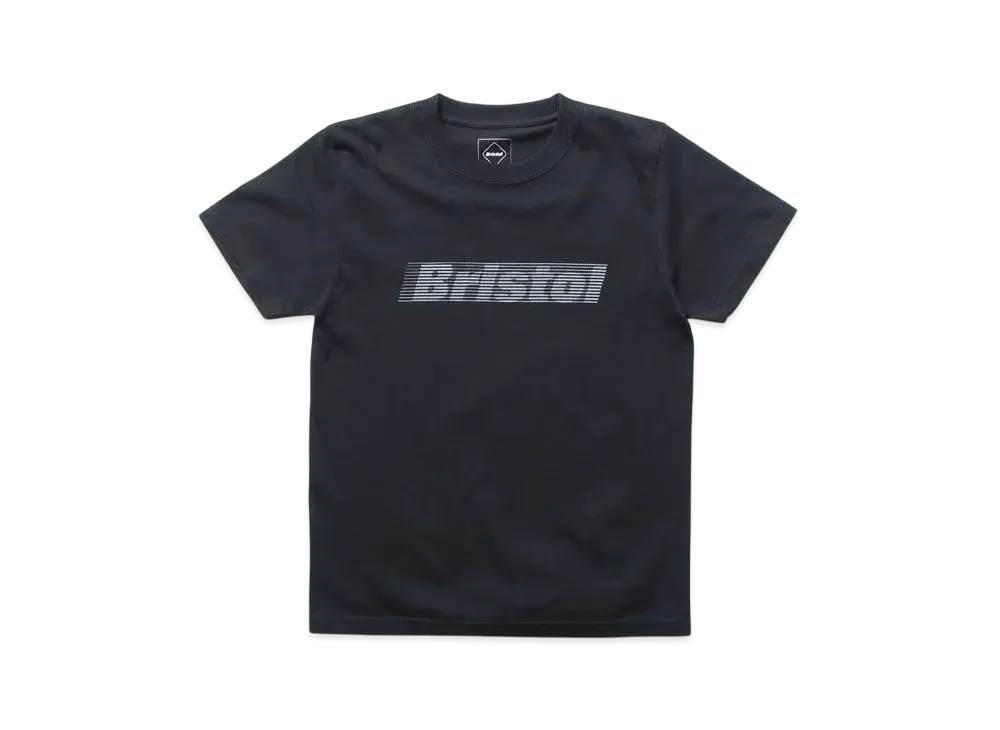 F.C.Real Bristol for Kids Effect Line Logo S/S Tee "Black"