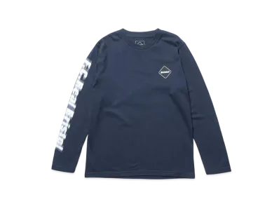 F.C.Real Bristol for Kids Blurred Logo L/S Tee "Navy"