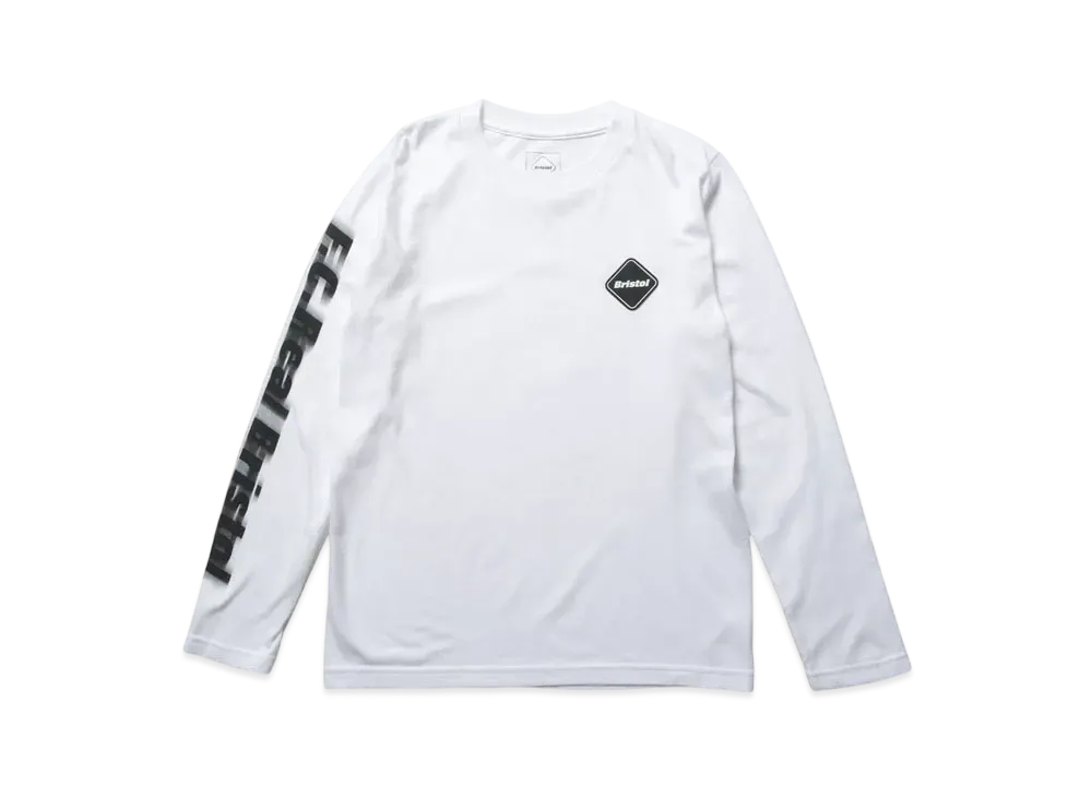 F.C.Real Bristol for Kids Blurred Logo L/S Tee "White"