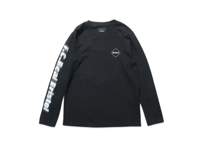 F.C.Real Bristol for Kids Blurred Logo L/S Tee "Black"