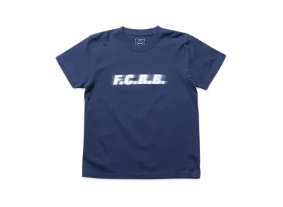 F.C.Real Bristol for Kids Blurred Logo S/S Tee "Navy"