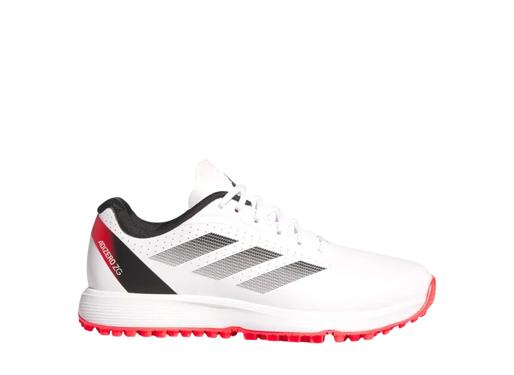 アディダス GS アディゼロ ZG "クラウドホワイト/コアブラック/ルシッドレッド" (キッズ)