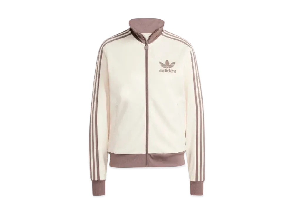adidas Beckenbauer Track Top "Wonder White/Trace Brown"