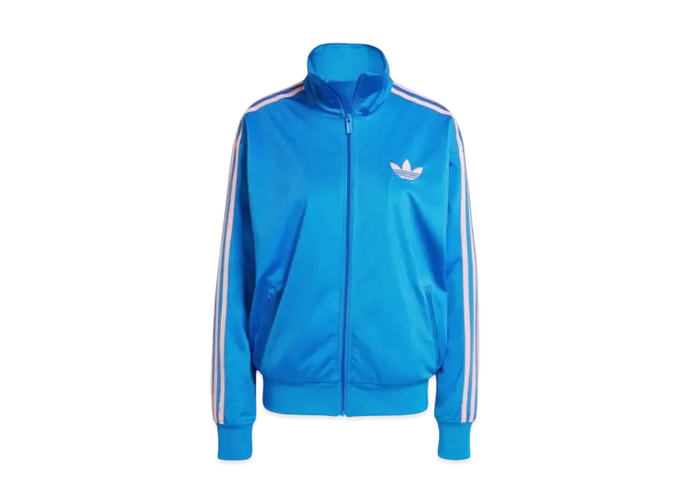 adidas Adicolor Classic Firebird Loose Track Top "Blue/Semi Pink Spark"