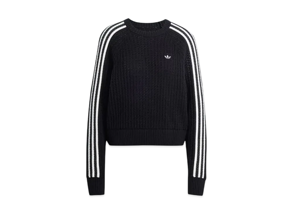 adidas Adicolor Knit Crewneck Sweater "Black"