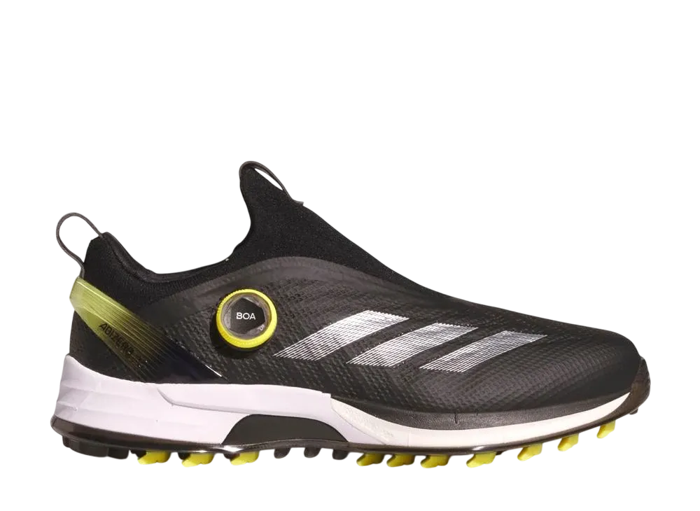 アディダス アディゼロ ゼッドジー25 ボア "コアブラック/シルバーメタリック/ピュアサルファー"