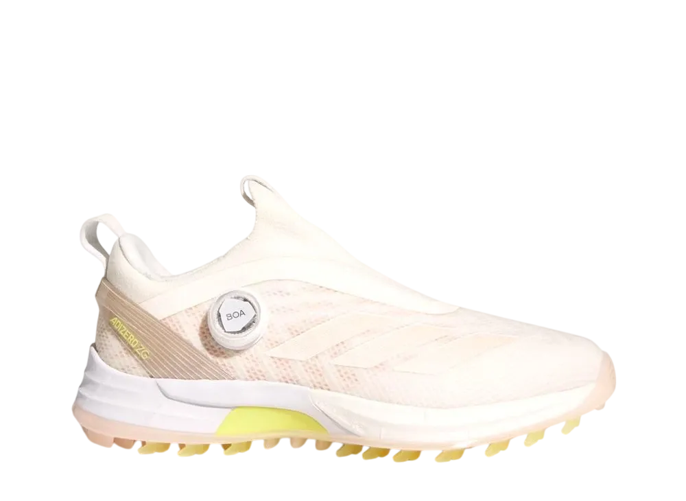 アディダス ウィメンズ アディゼロ ゼッドジー25 ボア "オフホワイト/パウダーコーラル/ピュアサルファー"