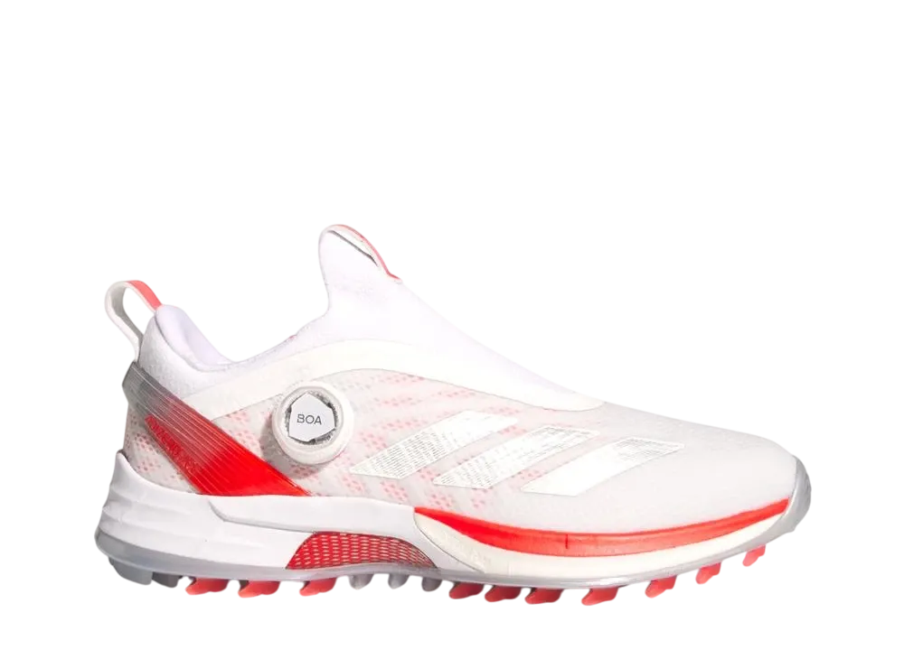 アディダス ウィメンズ アディゼロ ゼッドジー25 ボア "クラウドホワイト/シルバーメタリック/ルーシッドレッド"