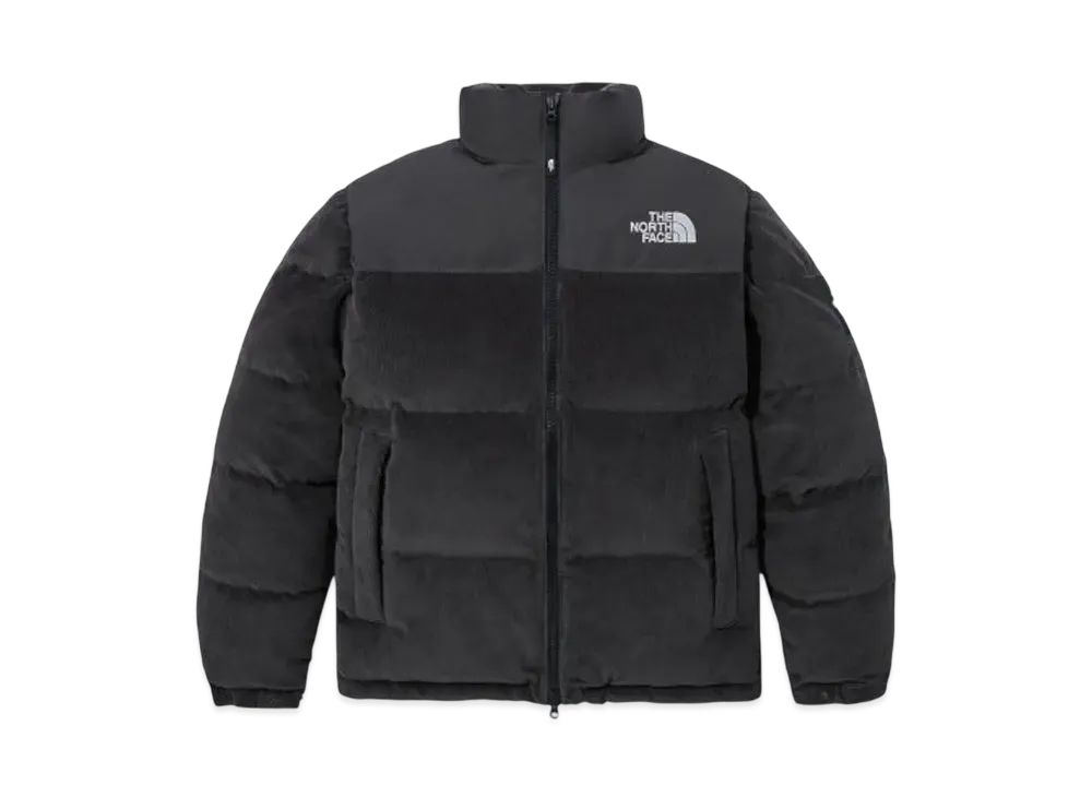 The North Face Corduroy Nuptse Down Jacket "Charcoal" NJ1DP55K
