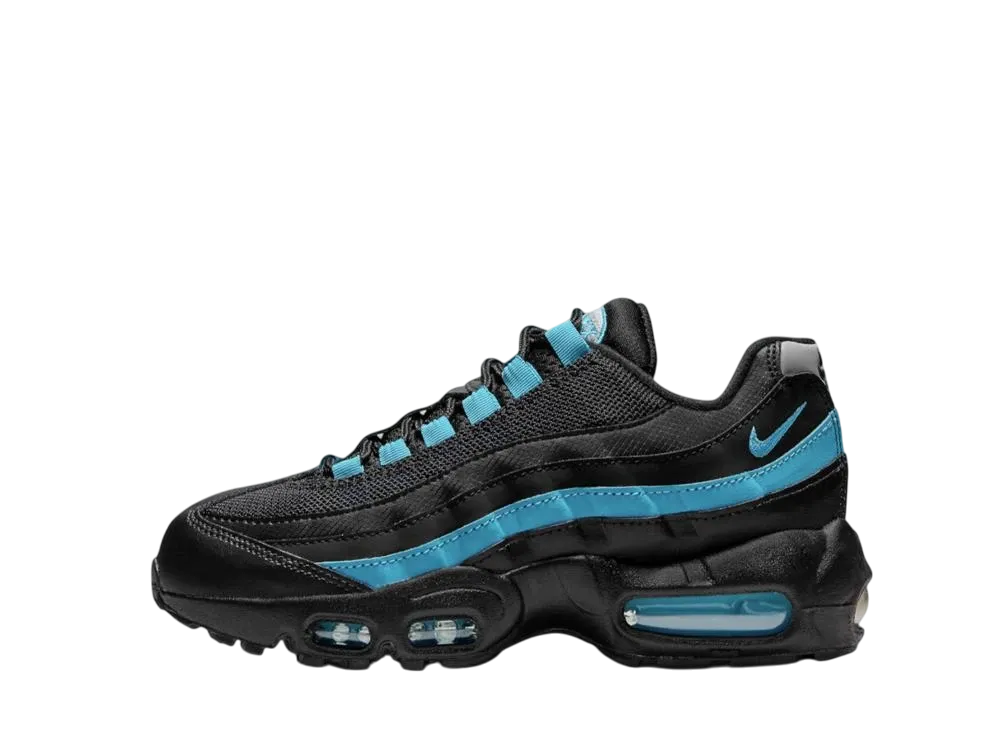 ナイキ GS エアマックス95 リアクト "ブラック/アクア" (キッズ)