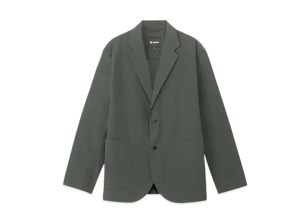 Goldwin Relax Nylon Two-Button Jacket (Unisex) "Deep Chacoal"
