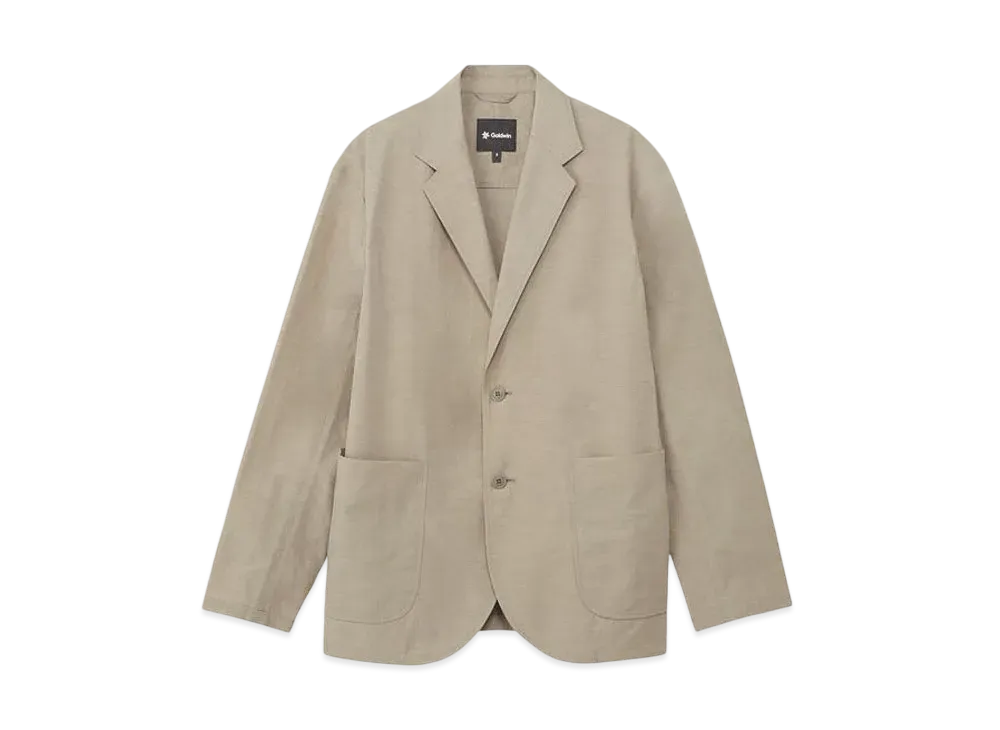 Goldwin Relax Nylon Two-Button Jacket (Unisex) "Grayish Sand"