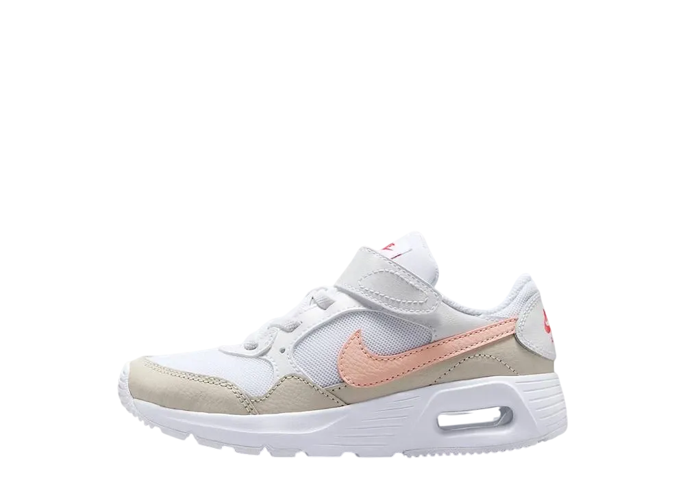 ナイキ PS エアマックス SC "ホワイト/ライトオールウッドブラウン/エンバーグロー/エコーピンク" (キッズ)