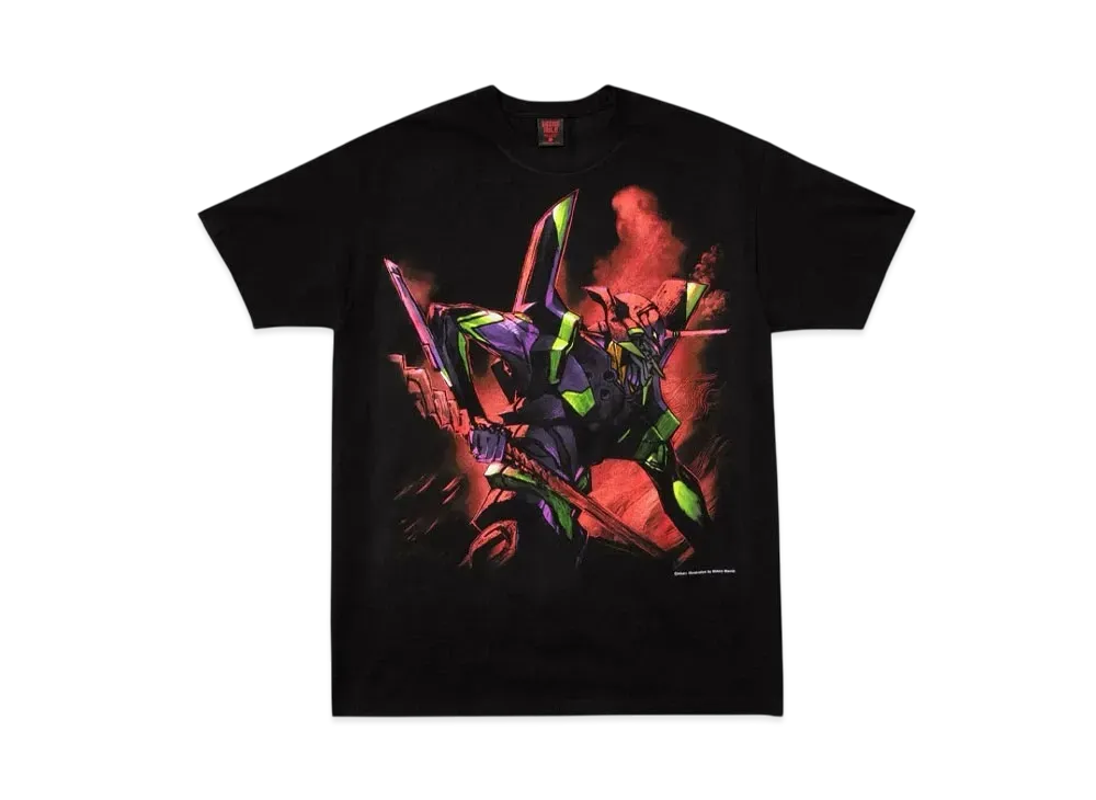 Geeks Rule x MAEDA MAHIRO Neon Genesis Evangelion Silkscreen Print T-shirt "Black"