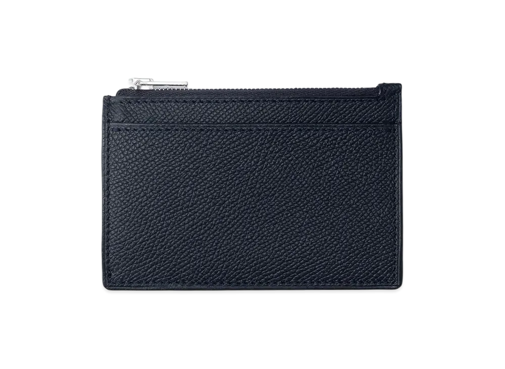 everyone x TOMO NARIAI Small Leather Wallet "Dark Navy"