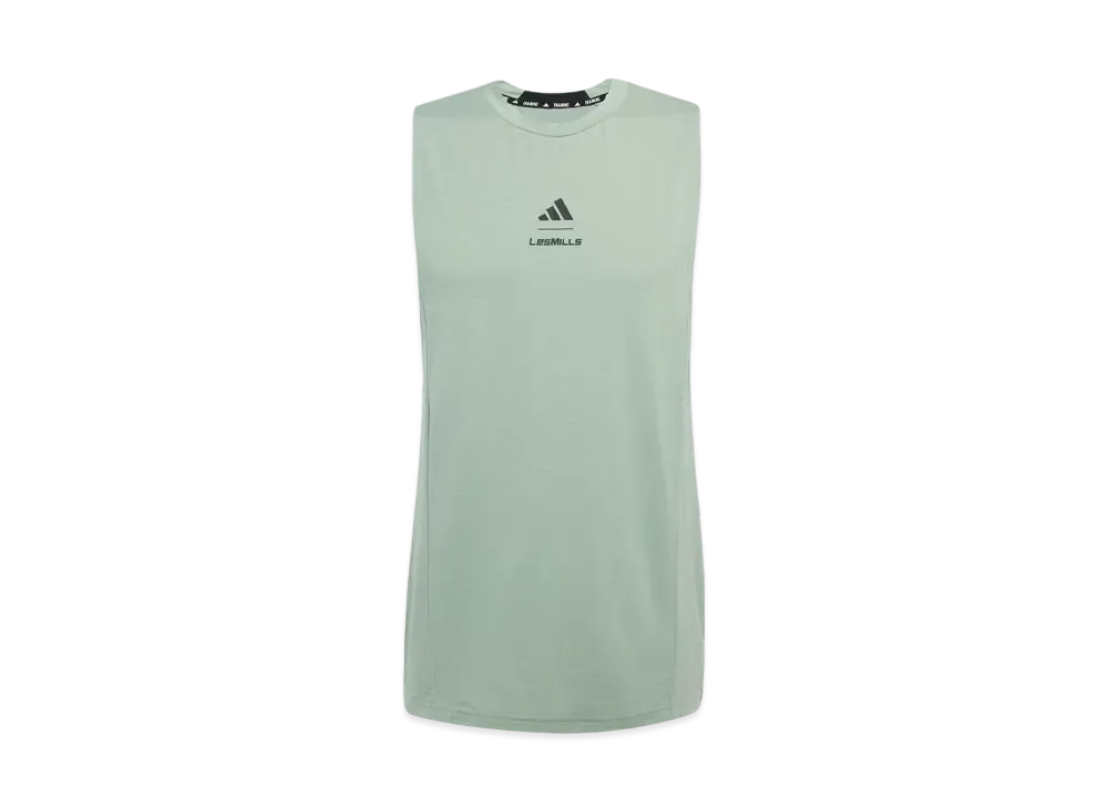 adidas Les Mills Graphic Tank Top "Silver Green"