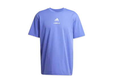 adidas Les Mills Program Graphic Short Sleeve T-shirt "Semi Cobalt Blue"