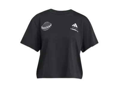 adidas Les Mills Team Graphic Short Sleeve T-shirt "Black"