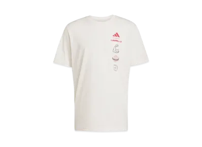 adidas Les Mills Fitter Planet Graphic Short Sleeve T-shirt "Chalk White"