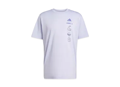 adidas Les Mills Fitter Planet Graphic Short Sleeve T-shirt "Violet Tone"