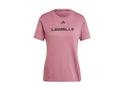 adidas Les Mills Graphic Short Sleeve T-shirt "Preloved Crimson"