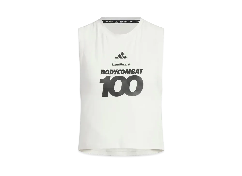 adidas Sleeveless T-shirt "Chalk White"