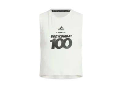 adidas Sleeveless T-shirt "Chalk White"