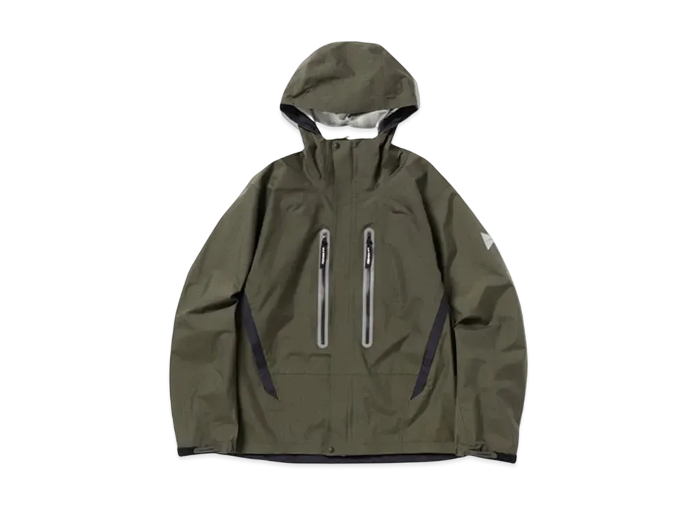 and wander 2.5L Hiker Rain Jacket "D.Khaki"