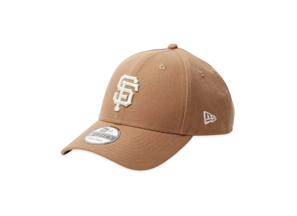 NEW ERA 9Forty MLB Woven Label San Francisco Giants "Khaki"