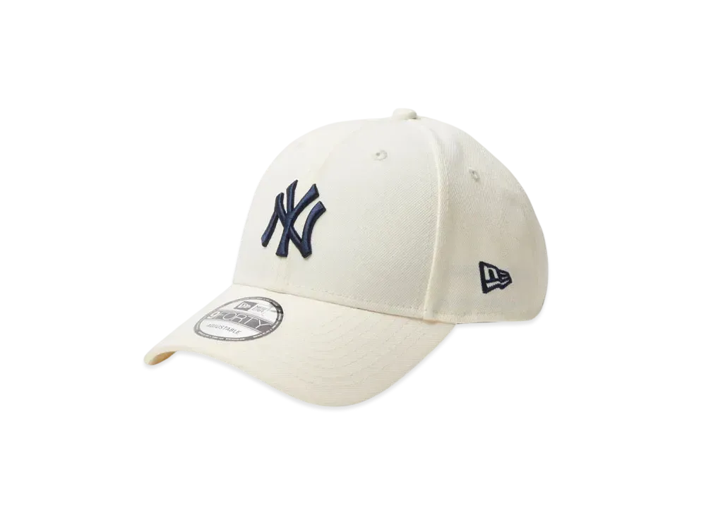 NEW ERA 9Forty MLB Woven Label New York Yankees "Chrome White"