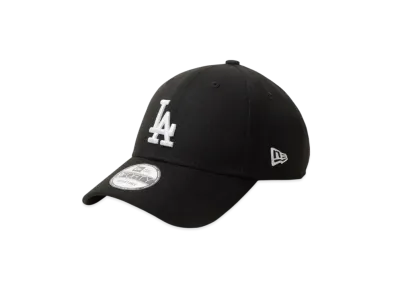 NEW ERA 9Forty MLB Woven Label Los Angeles Dodgers "Black"