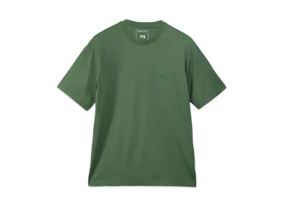 Y-3 M Regular Short Sleeve T-Shirt "Green Oxide"