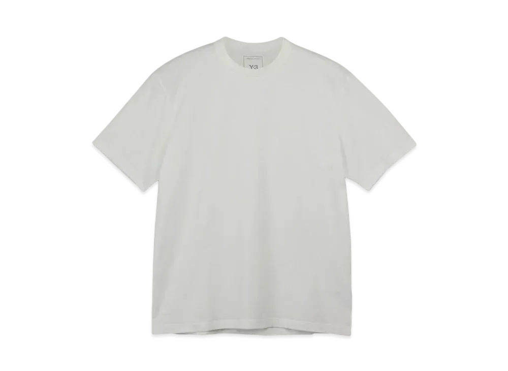 Y-3 M Regular Short Sleeve T-Shirt "Core White"