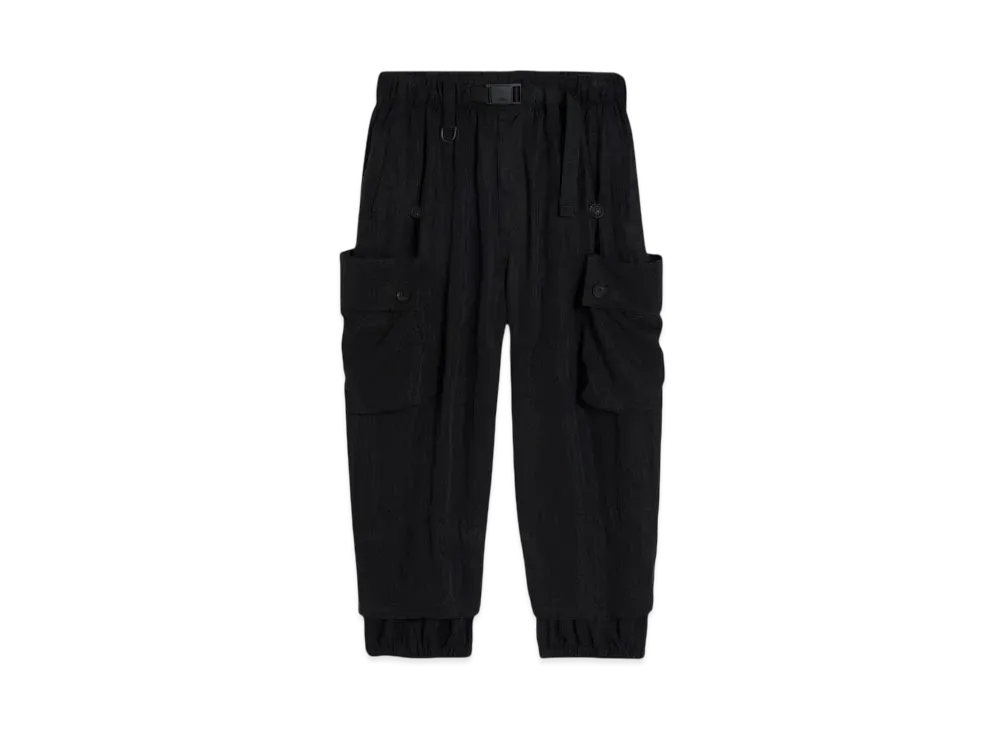 Y-3 M Washed Twill Cargo Pants "Black"
