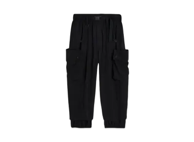 Y-3 M Washed Twill Cargo Pants "Black"