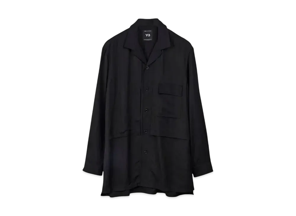 Y-3 M Rayon Twill Shirt "Black"