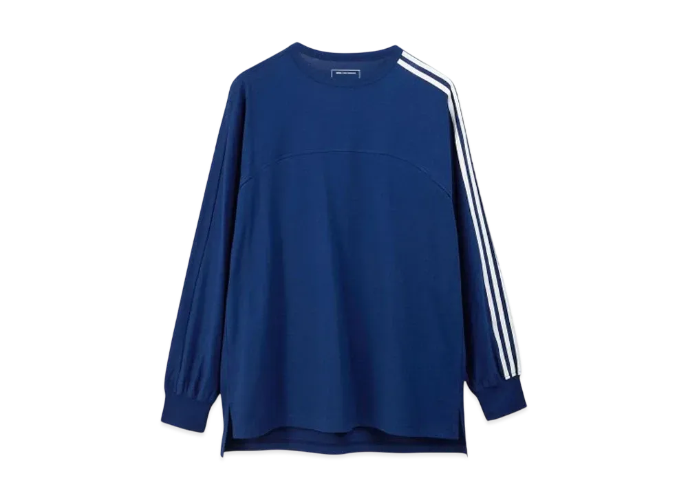 Y-3 M 3 Stripes Long Sleeve T-Shirt "Dark Blue"