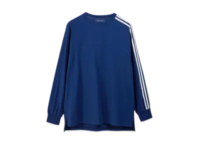 Y-3 M 3 Stripes Long Sleeve T-Shirt "Dark Blue"