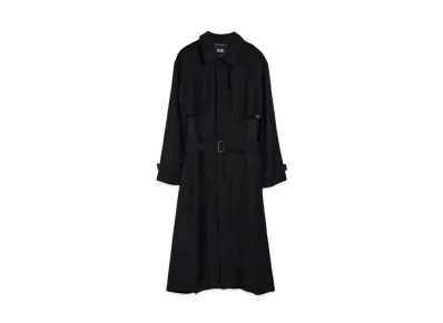 Y-3 M Rayon Twill Coat "Black"
