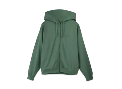 Y-3 M French Terry Zip Hoodie "Green Oxide"
