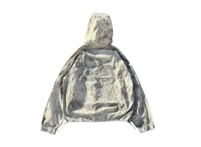9090 Tie Dye Anorak Hoodie "GRAY"