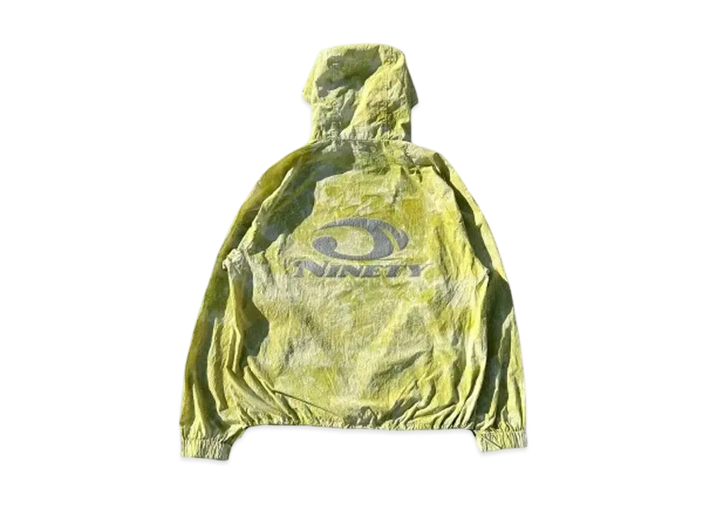 9090 Tie Dye Anorak Hoodie "LIME"