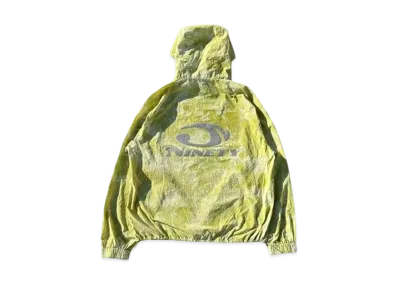 9090 Tie Dye Anorak Hoodie "LIME"