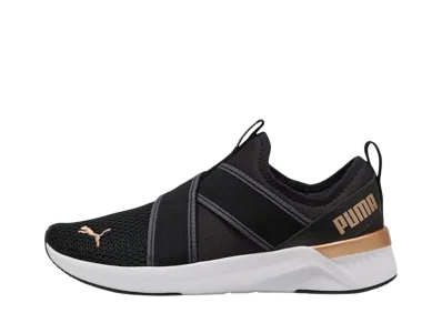 Puma Women's Softride Harli Slip-On "Puma Black/Puma White/Puma Gold"
