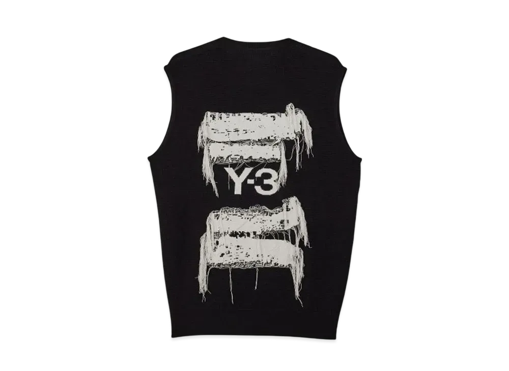 Y-3 U Graphic Knit Vest "Black"