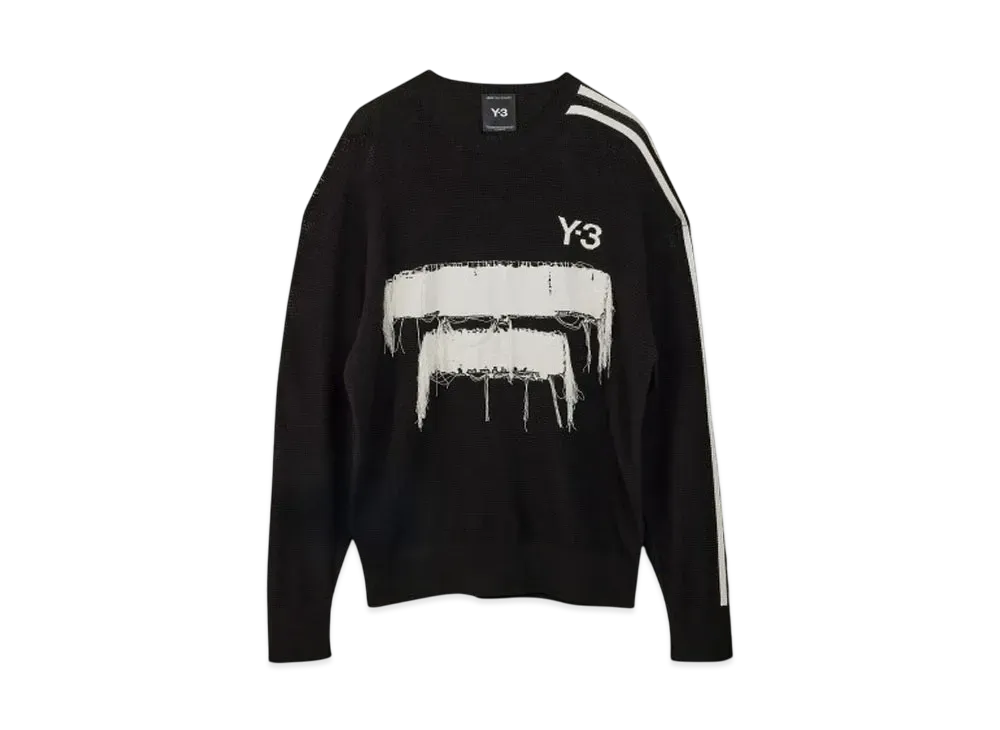 Y-3 U Graphic Knit Crew "Black"