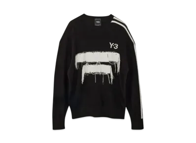 Y-3 U Graphic Knit Crew "Black"