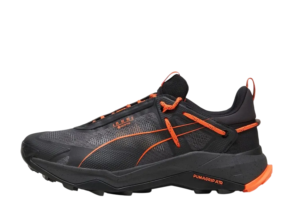 プーマ エクスプローラーニトロ ゴアテックス "プーマブラック/フラットダークグレー/フレイムフリッカー"