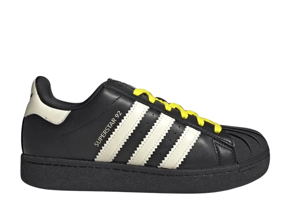 Pharrell Williams × adidas Superstar 92 "Core Black/Sky Rush/Cream White"